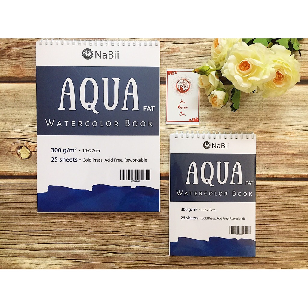 Nabii Aqua giấy vẽ màu nước