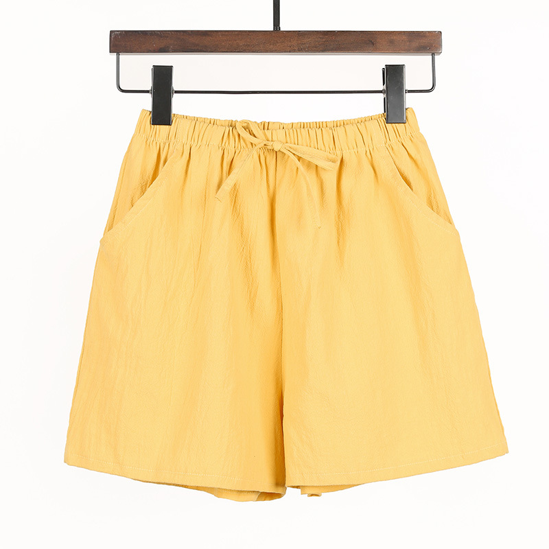 Quần shorts đũi nữ siêu mát mùa hè