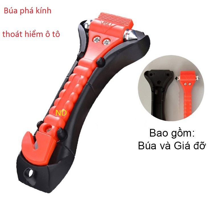 Búa phá kính thoát hiểm ô tô