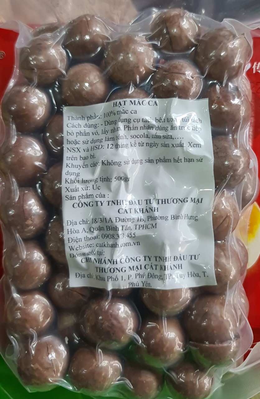 Hạt Macca Hút Chân Không 500gram - Nhập Khẩu Úc