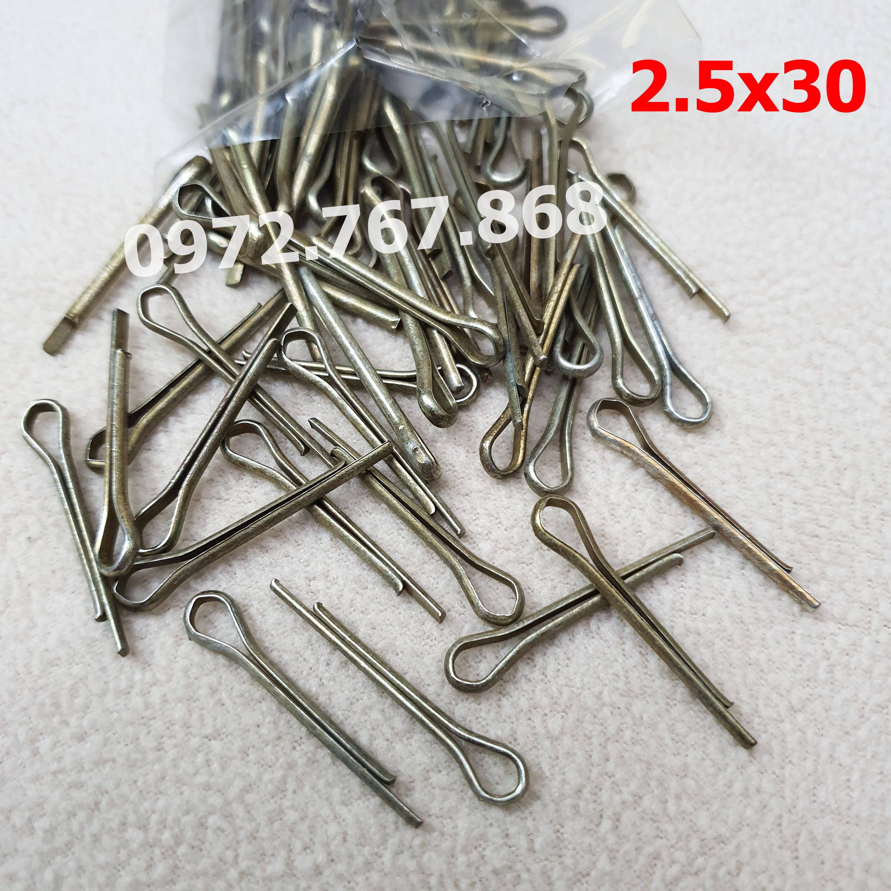 Chốt chẻ 2.5x30mm (gói 100 cái)