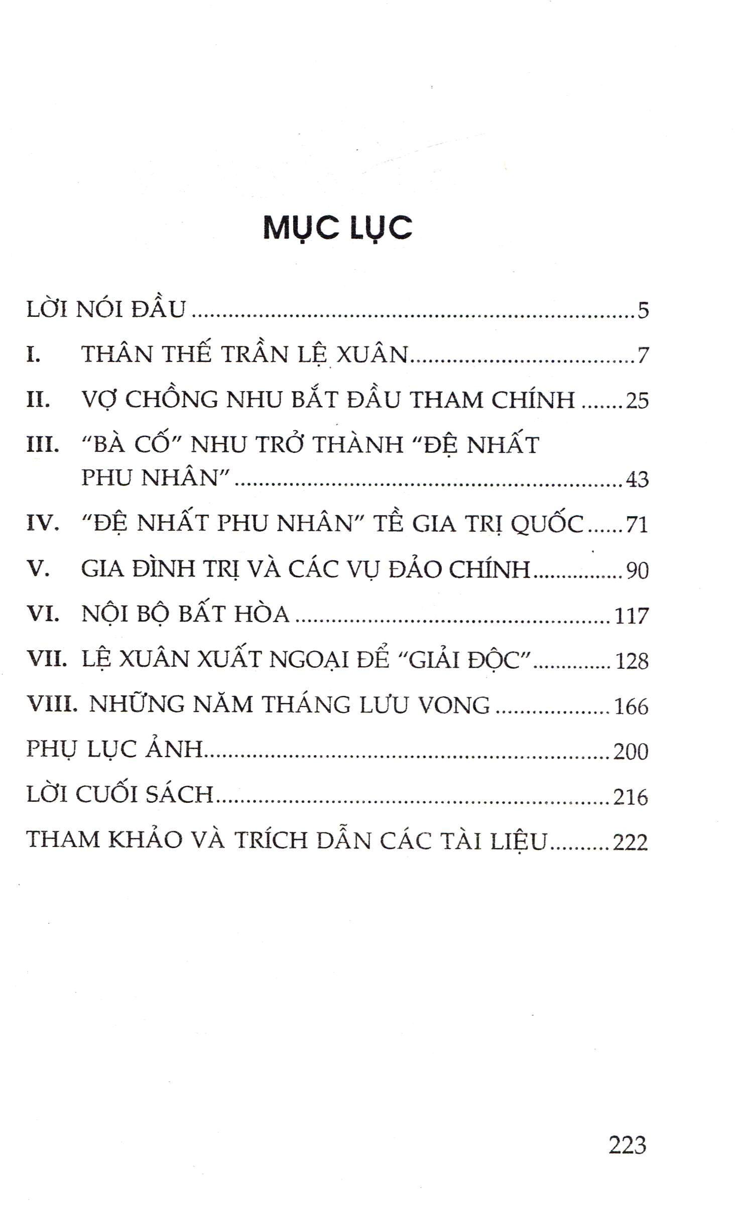 Trần Lệ Xuân - Thăng Trầm Quyền - Tình - Lý Nhân