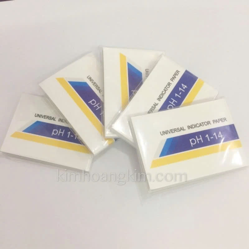 [HCM][Giá sỉ ] Combo 10 tập giấy quỳ tím đo pH 1-14