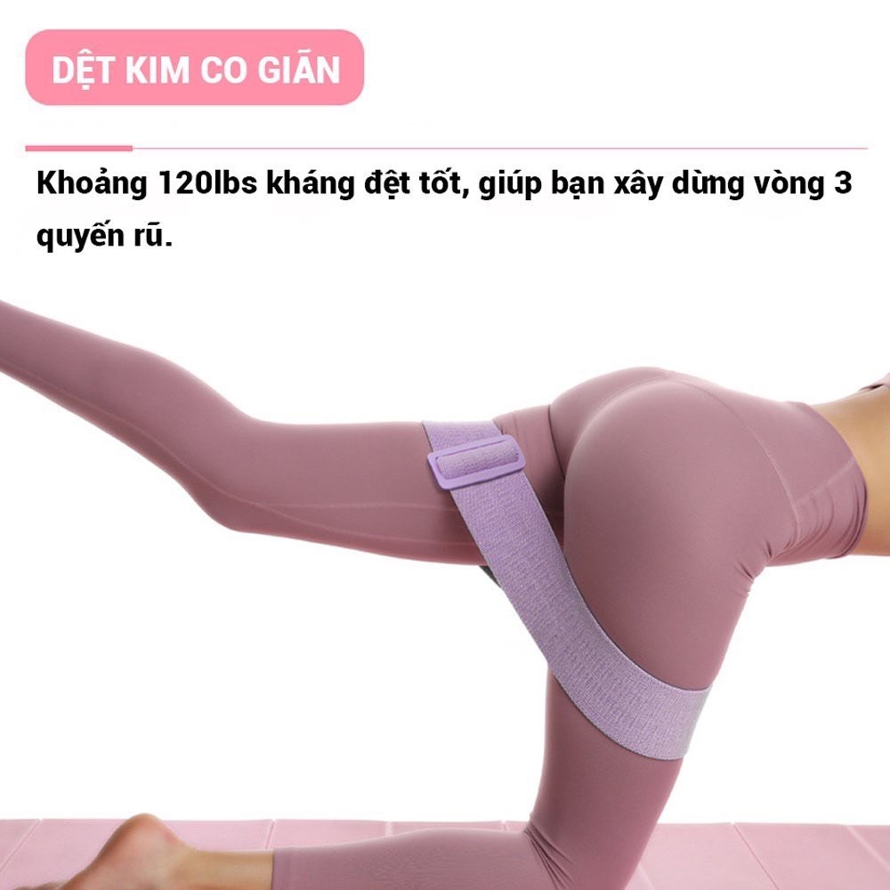 Dây Kháng Lực MiniBand Tập Mông Aolikes 3604 (3 cấp độ)