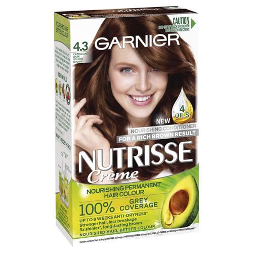 Thuốc nhuộm tóc Garnier Nutrisse che phủ được tóc bạc 100%