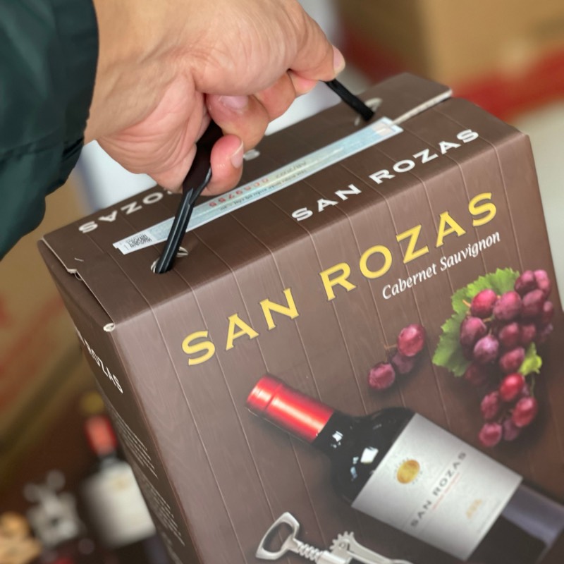 Vang bịch nhập khẩu Chile SAN ROZAS 3L