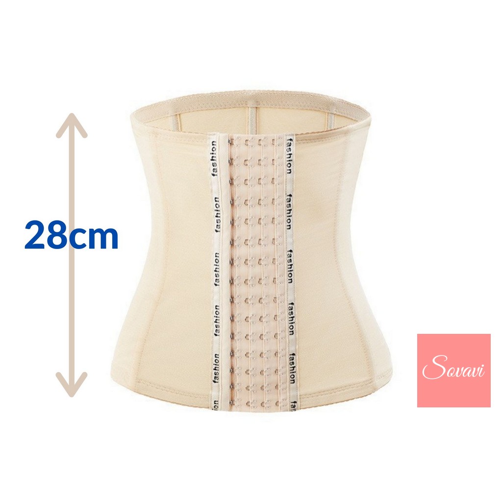 Đai nịt bụng latex giảm mỡ  9 xương (28cm) DAI005