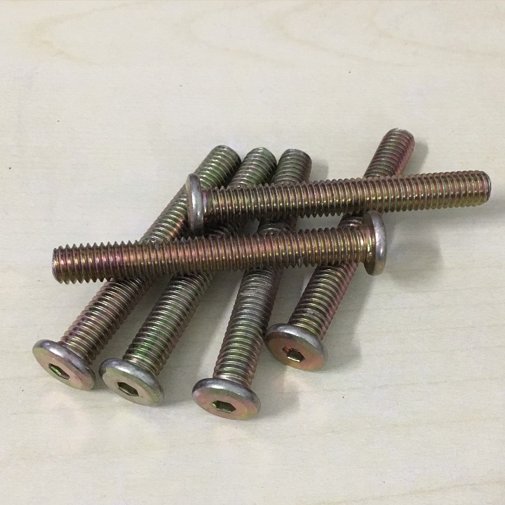 20 con - 8x60mm ỐC LỤC GIÁC CHÌM ĐẦU DẸT - BULONG LỤC GIÁC CHÌM ĐẦU DẸT