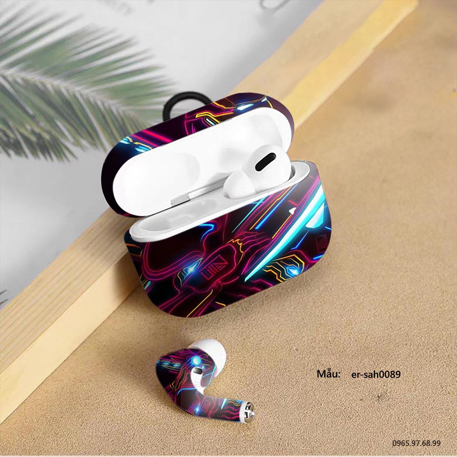 Decal Skin dán AirPods Pro mẫu Avenger