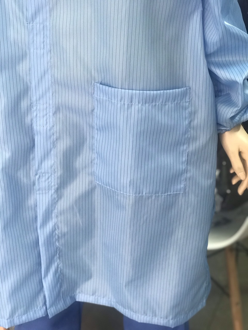 [HCM]Áo Blouse phòng sạch chống tĩnh điện tay dài