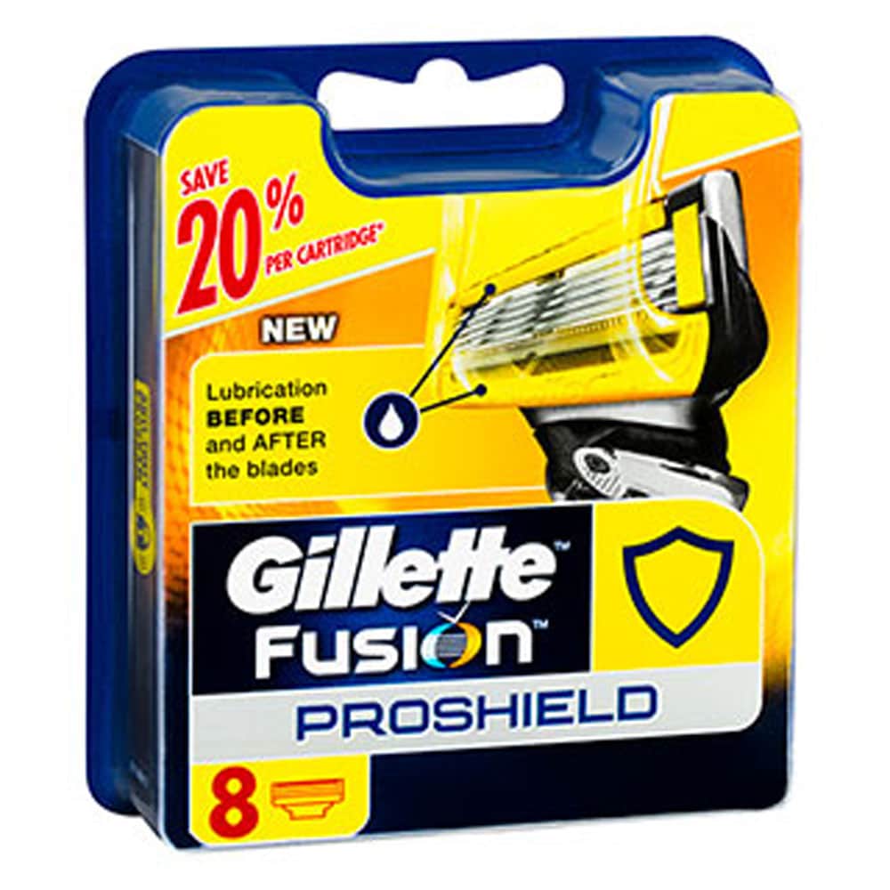 Lưỡi dao cạo râu Gillette Fusion Proshield 8 cái (Úc)