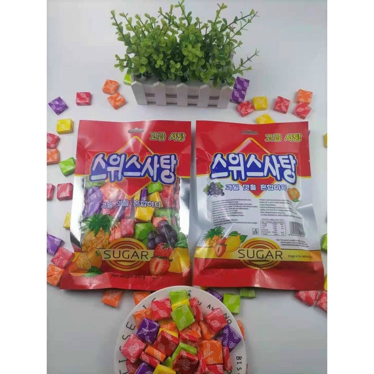 Kẹo dẻo hàn quốc vị trái cây 300g Hkfoods - an vat