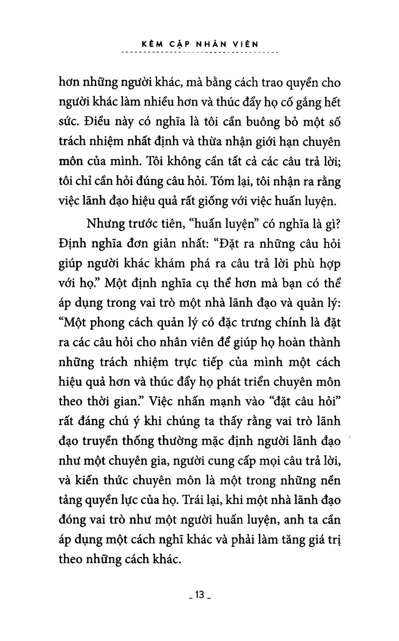 HBR Guide to- Kèm cặp nhân viên