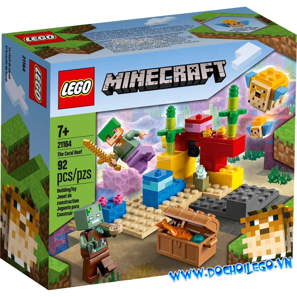 21164 LEGO MineCraft The Coral Reef - Rạn San hô