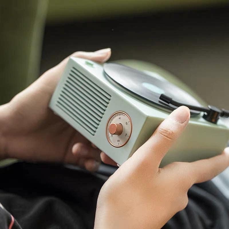 Loa Bluetooth Phong Cách Retro X10 ❌❌ Giả Lập Đĩa Than