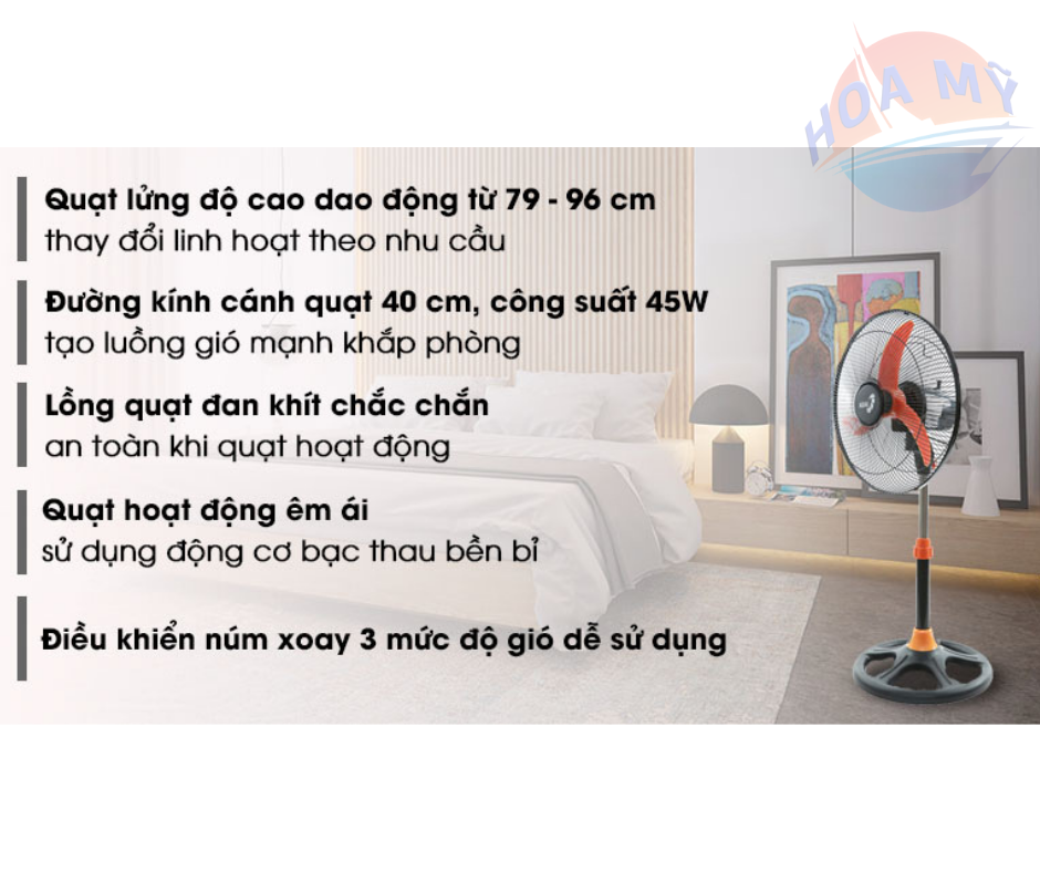 Quạt lửng ASIA A16008