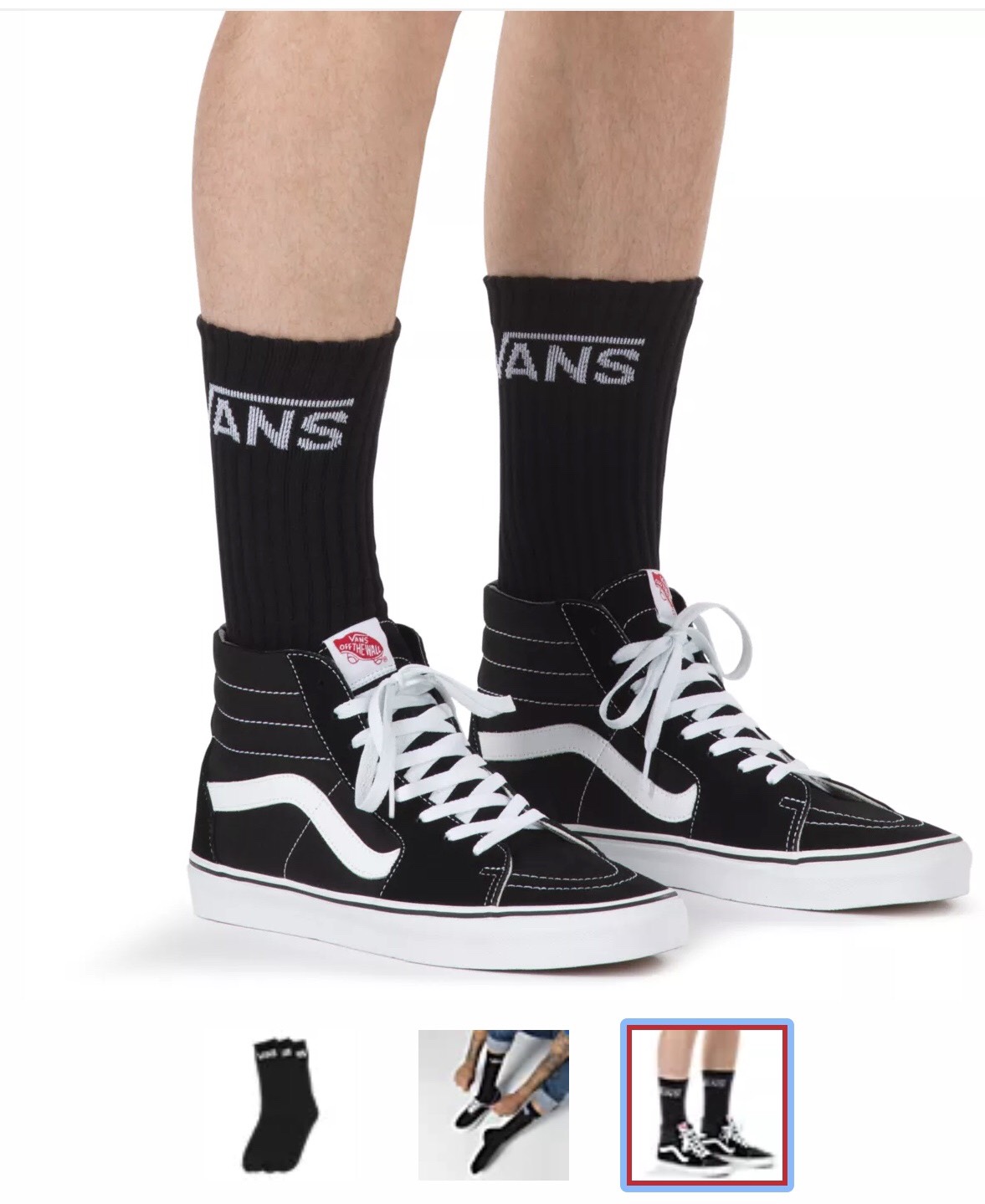Tất vớ thể thao Vans cao cổ siêu đẹp