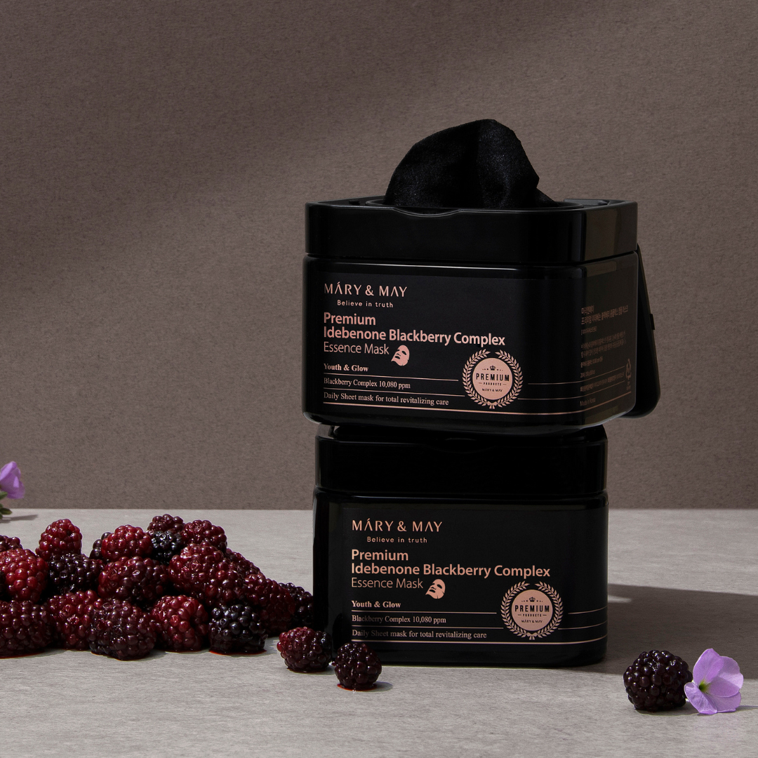 Mặt nạ dưỡng chất cao cấp Premium Idebenone Blackberry Complex Essence Mask (20 miếng)