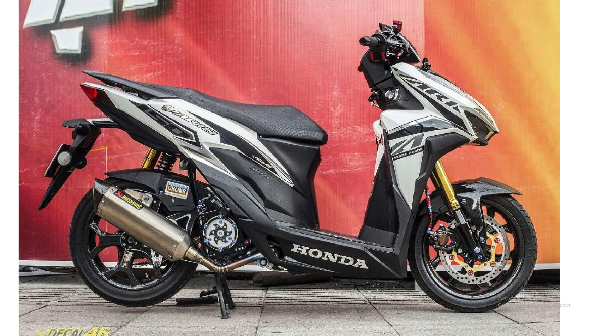 tem rời vario 150 dán xe trắng