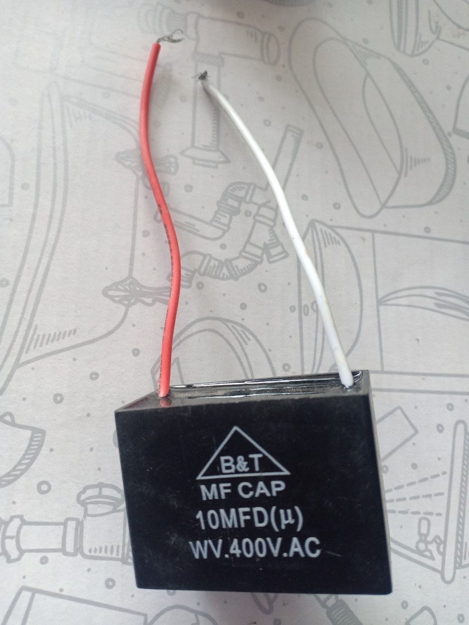 Capa , k3, tụ quạt, tụ điện vuông đủ size 2,3,6,8,10,12,15 uf - loại tốt