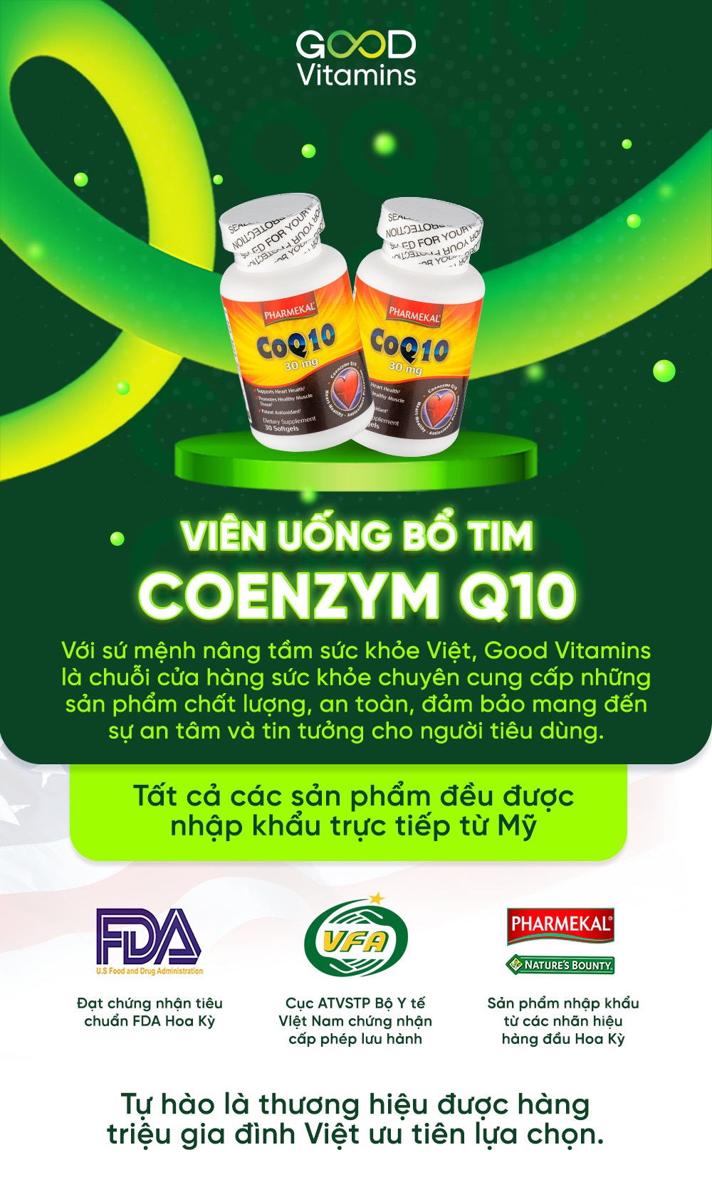 Combo Hỗ Trợ Tim Mạch, Omega 3 & CoQ10