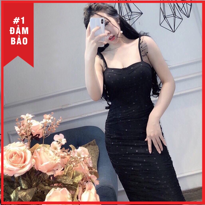 [HCM]ĐẦM BODY CHẤM BI THỜI TRANG 401