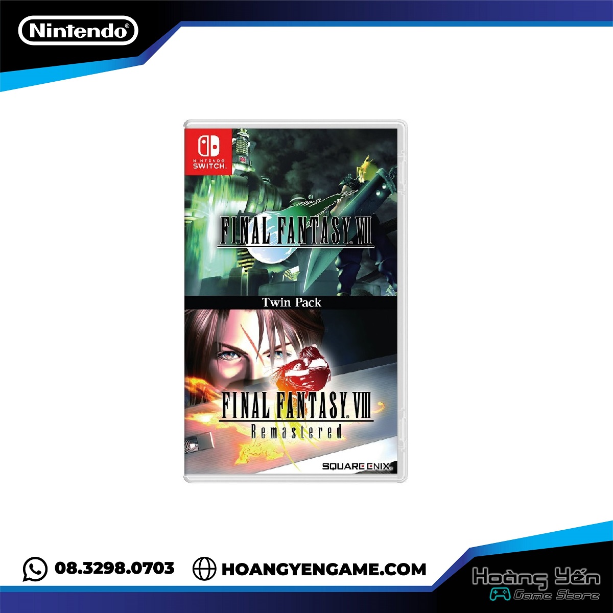 [HCM]Thẻ game Final Fantasy Vii & Viii ( Twin pack ) Nintendo Switch