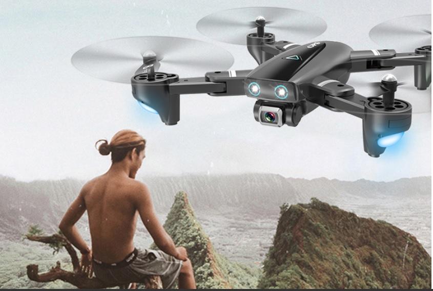 [HCM]Flycam 4K Wifi GPS S167 cao cấp đèn LED