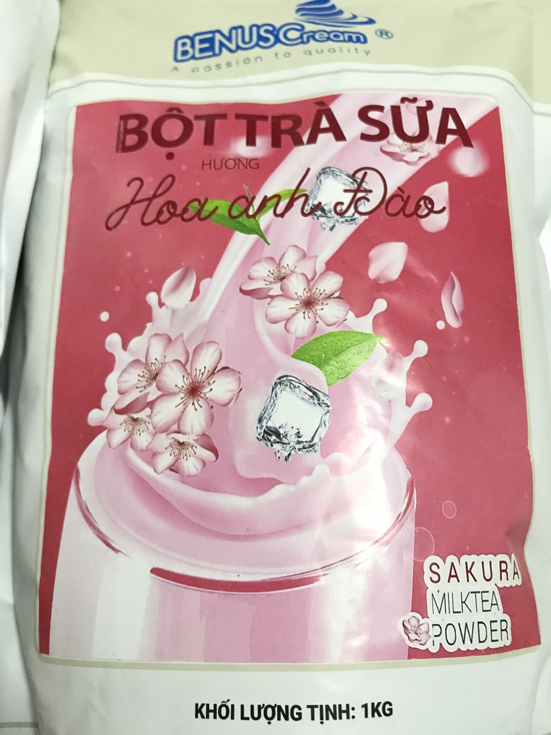 Bột Trà Sữa Hoa Anh Đào BENUS Cao Cấp