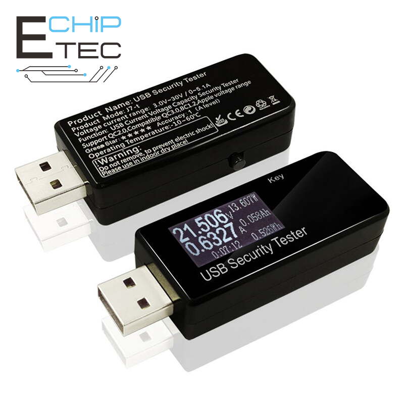 Mini USB Safety Tester LED Digital Voltmeter Ammeter Capacity Indicator Battery Voltage Charger Power Meter