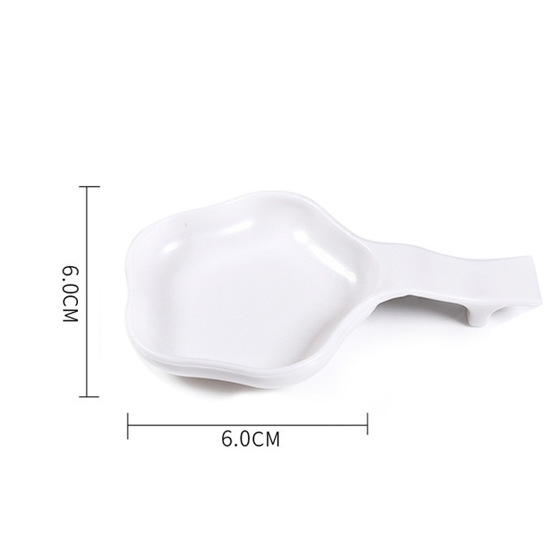 Khay Pha Màu Vẽ & Gác Cọ Hình Hoa Trắng Đa Năng