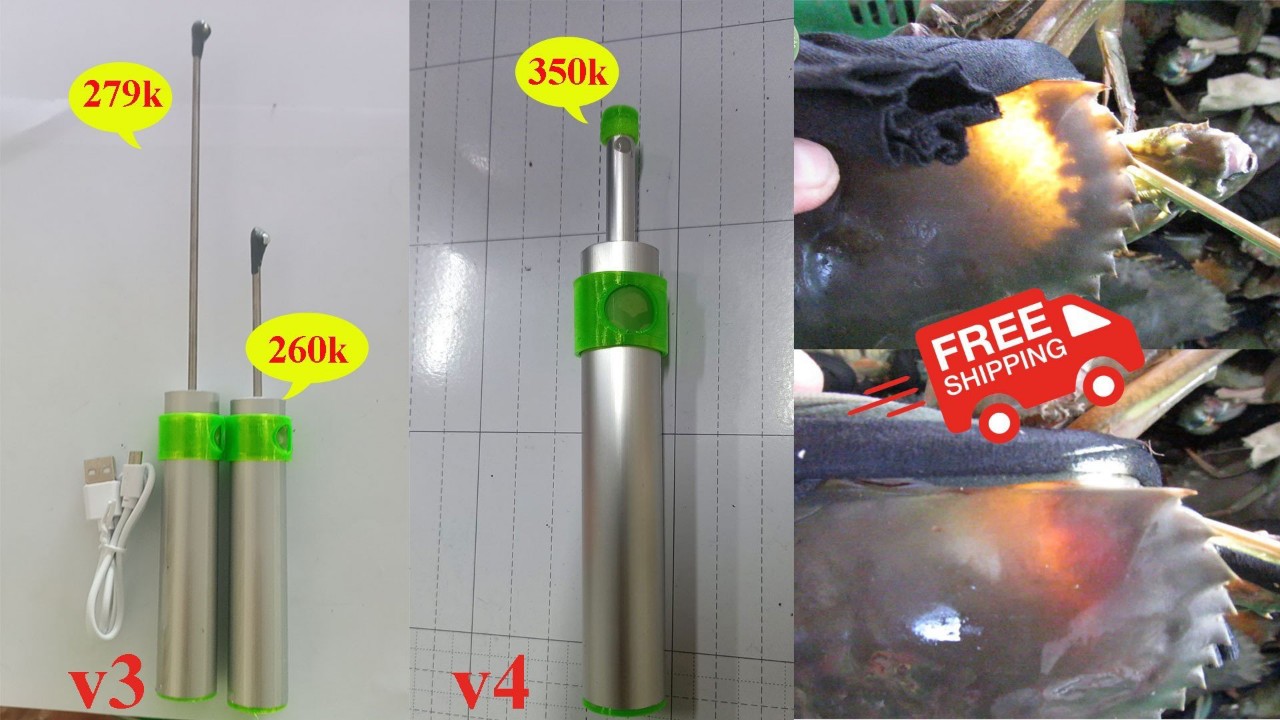 Đèn kiểm tra cua gạch - cua thịt - kiểm tra cua