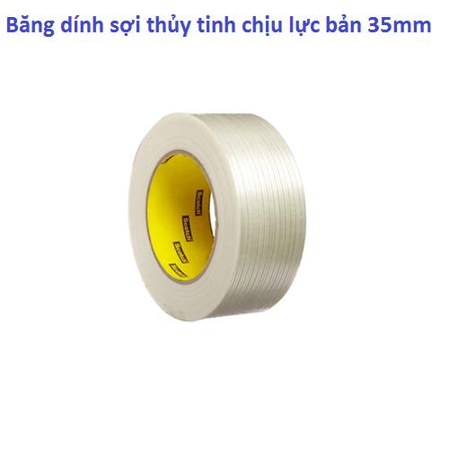 Băng dính sợi thủy tinh chịu lực cuốn cell pin