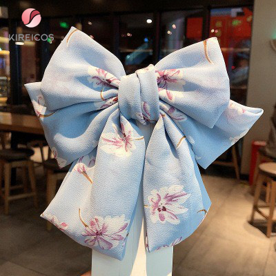 [HCM]Kẹp Tóc Nơ Bản To Tiểu Thư Hot Trend Hàn Quốc - kireicos