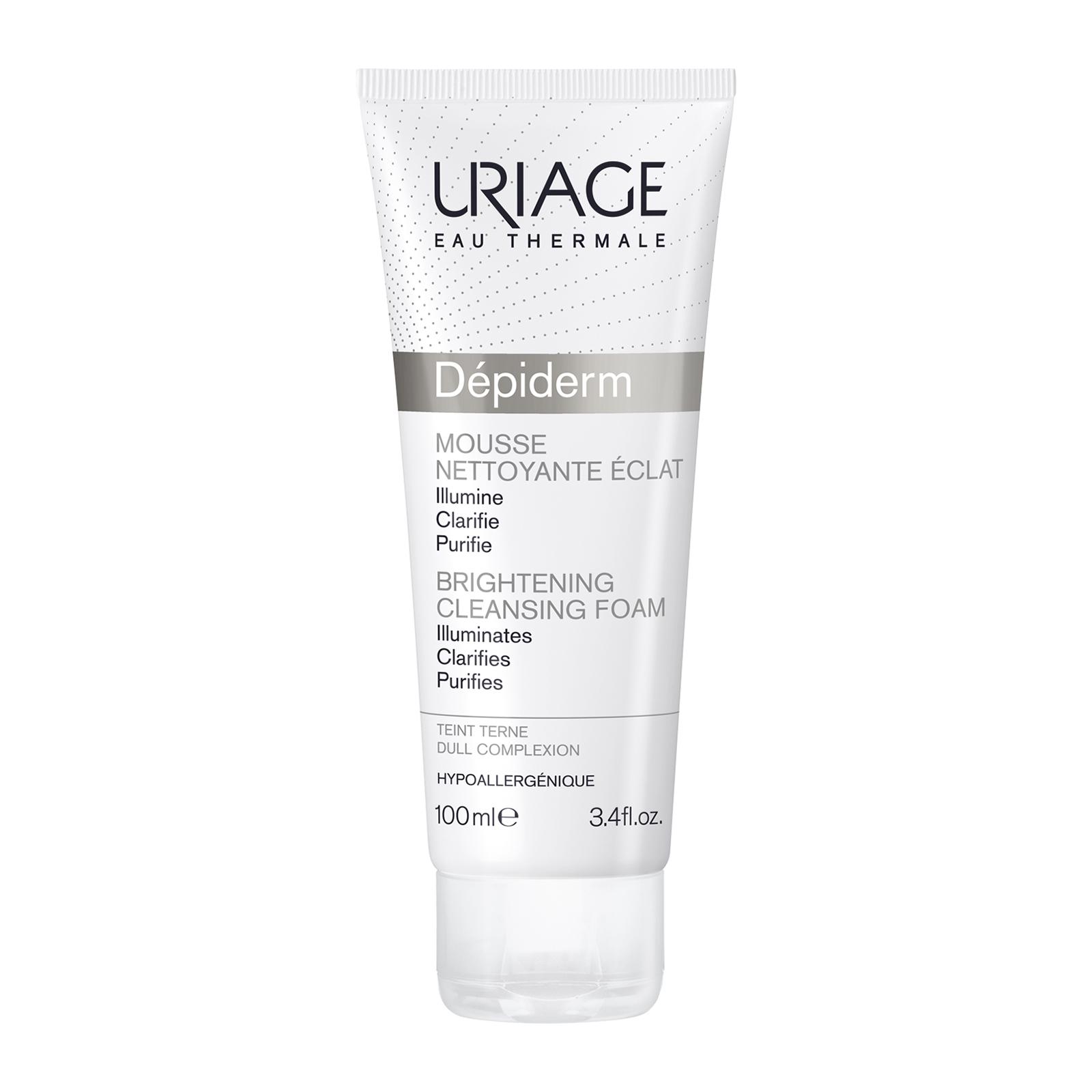 Sữa rửa mặt làm sạch và thanh khiết làn da Uriage Depiderm Brightening Cleansing Foaming Cream 100ml