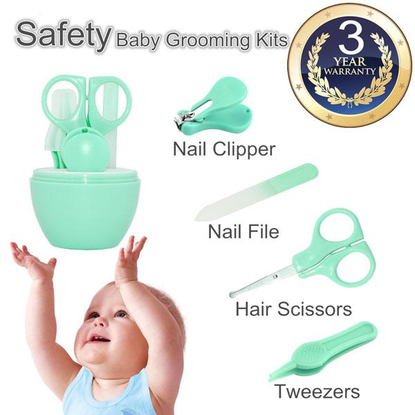 Combo 4 dụng cụ cắt móng tay cho bé dễ thương, an toàn, tiện lợi