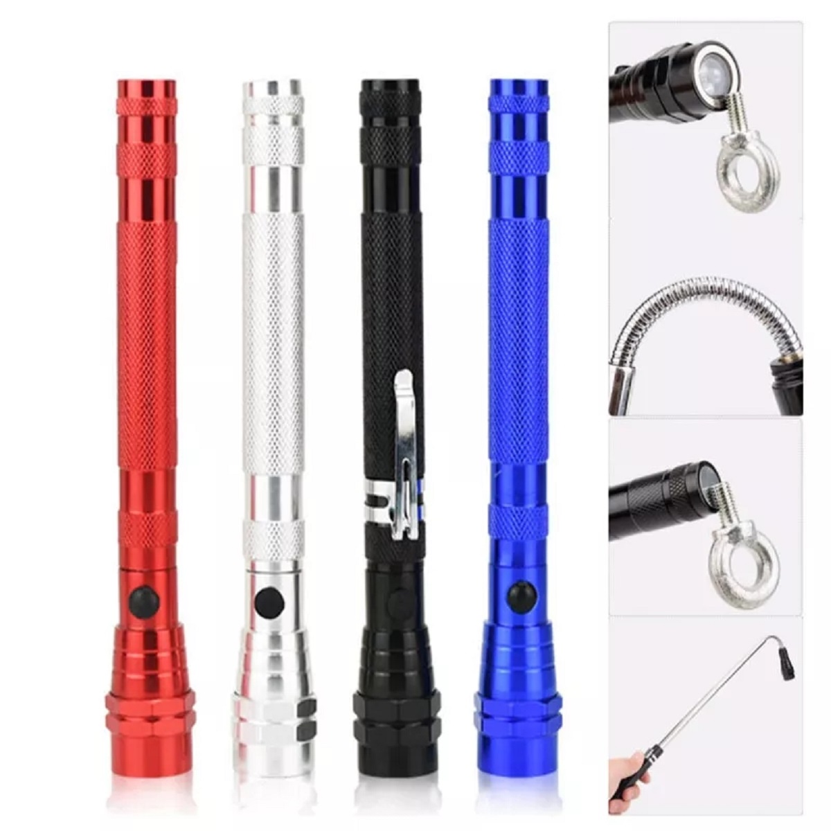 (Give battery) 007 multi-function magnet flashlight-hand torch-Storm Light-camping picnic light