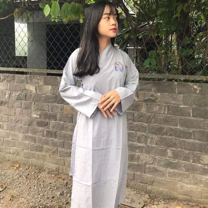[HCM]Áo tràng phật tử ( Vải kate)