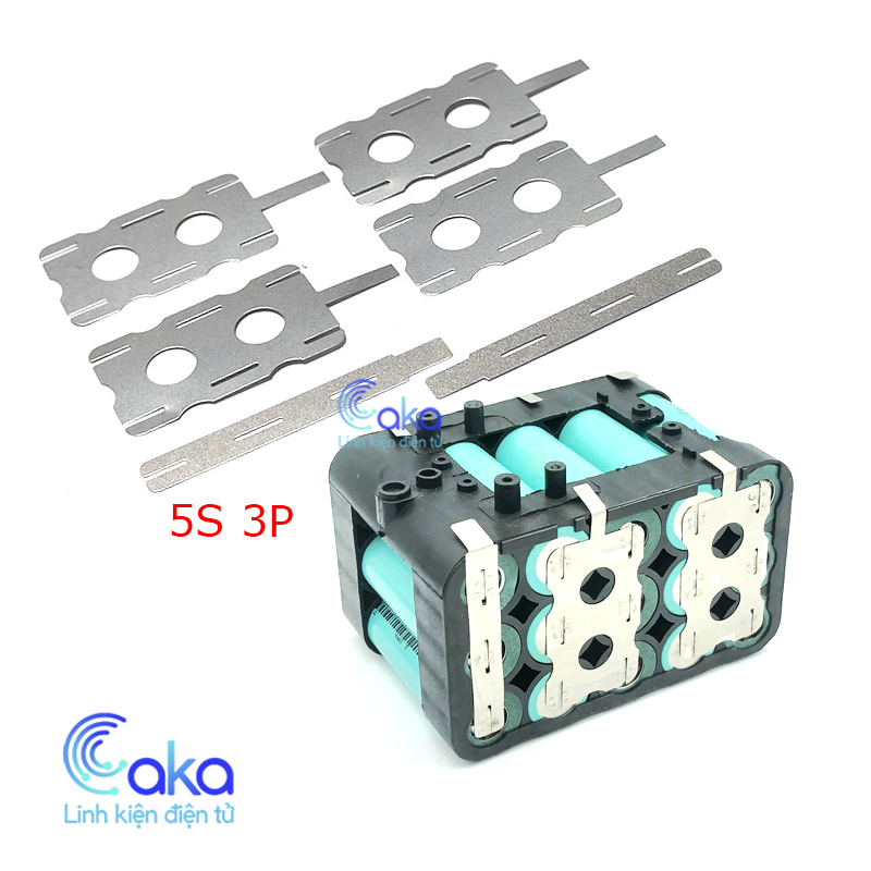 Bộ kẽm hàn cell pin makita 5s 3p 15 cell pin 18650