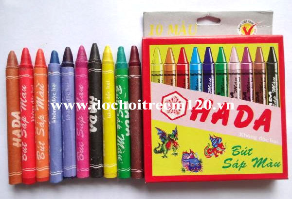 [HCM]Bút sáp thơm tô màu - 10 màu cho bé