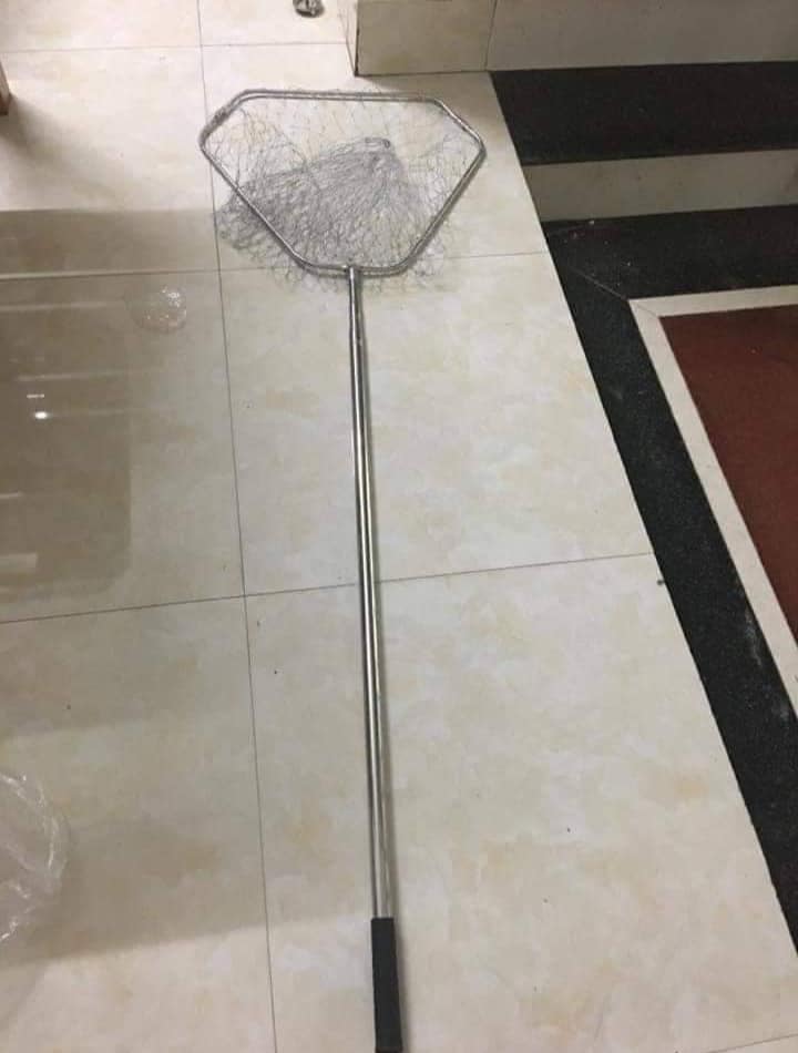 vợt xúc cá inox 1m7 đến 3m