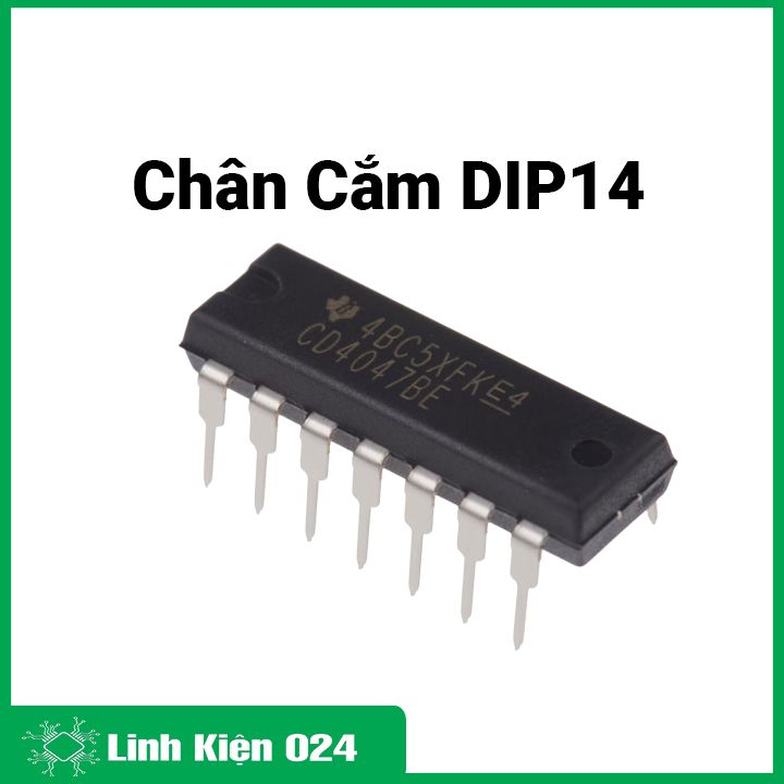 IC CD4047 DIP14 / SOP14 tiêu thụ điện năng thấp