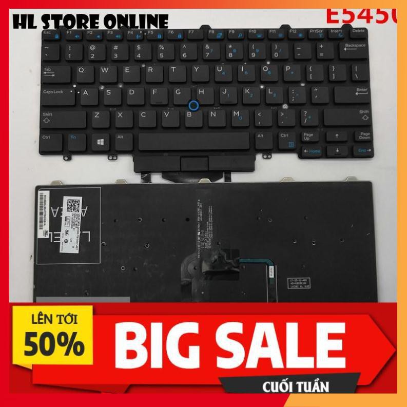 Bàn phím dell latitude e5450, e5470, e7450, e7470 có led + chuột
