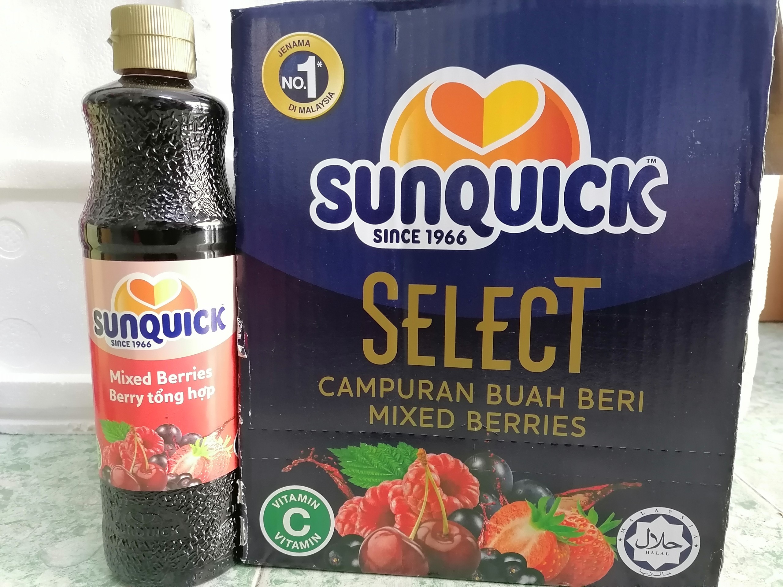 Nước ép trái cây cô đặc sunquick fruity and refreshing
