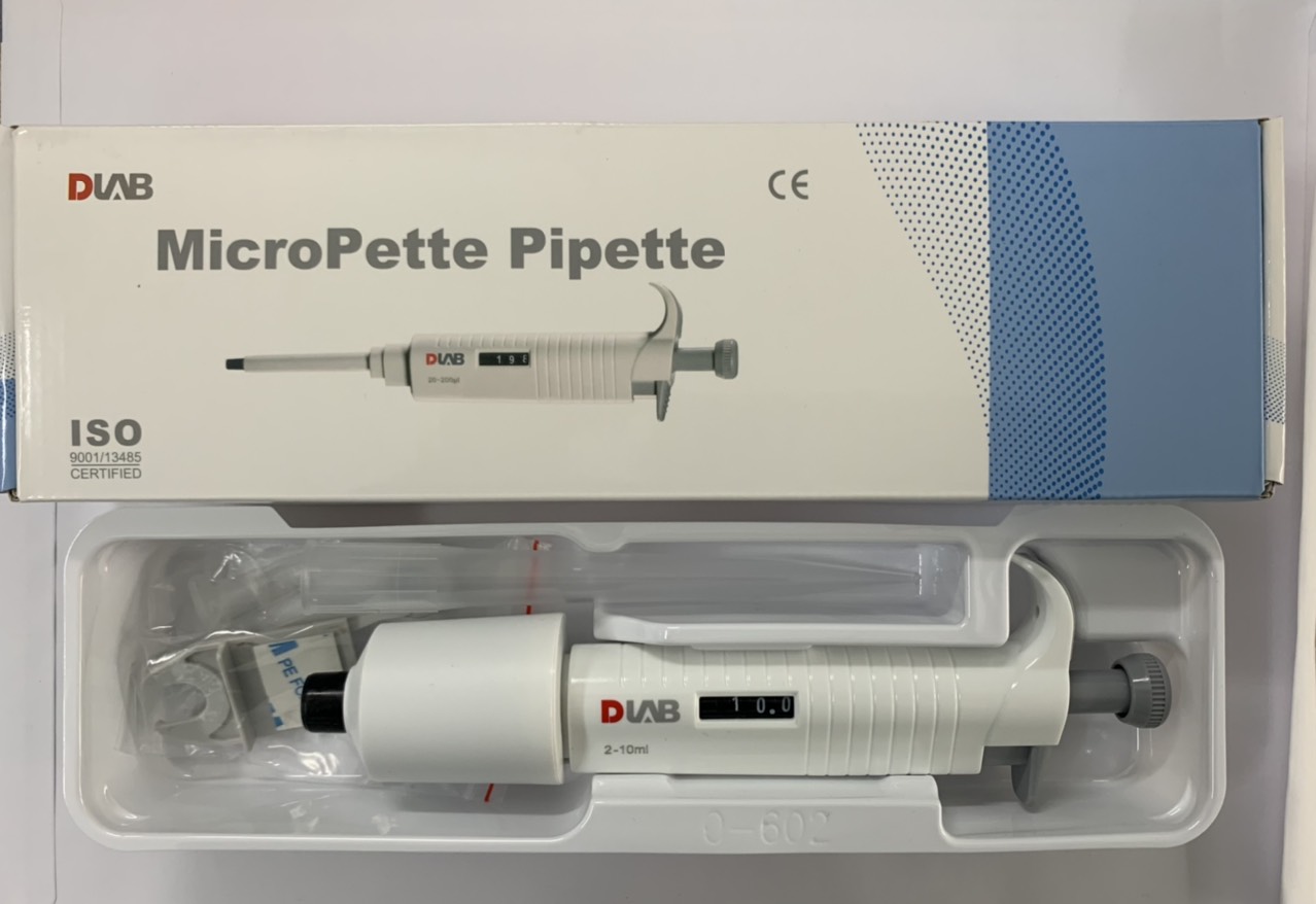 Dụng cụ hút mẫu Micropipette không hấp 1 kênh 2-10ml DLAB