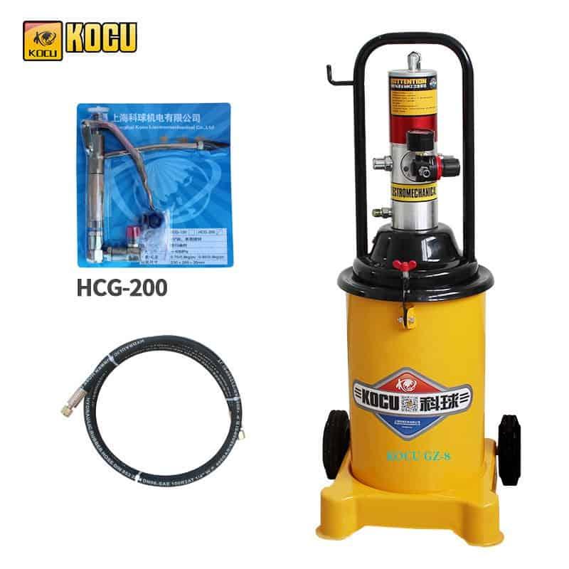 Máy bơm mỡ khí nén Kocu GZ-8 (12L)