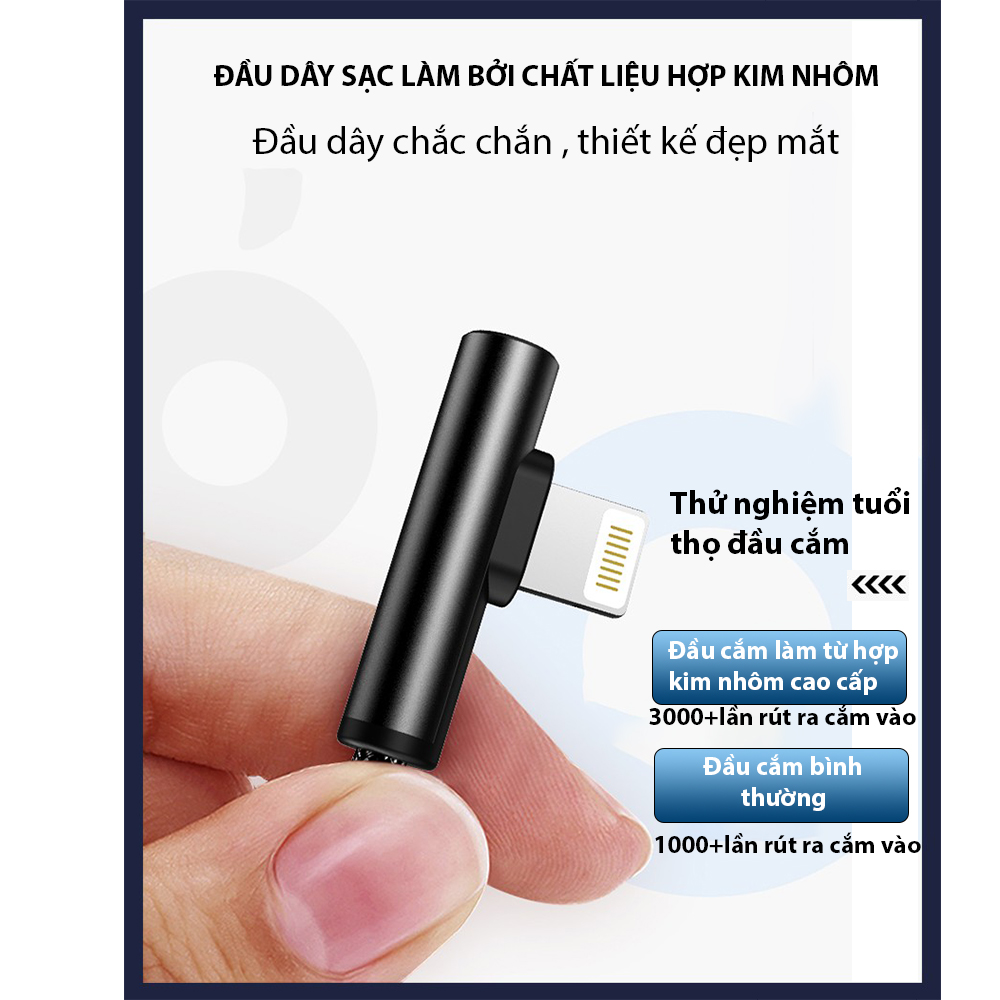 [XU HƯỚNG] Cáp sạc nhanh IPhone kiểu mới, cáp sạc nhanh IPhone đầu ngang