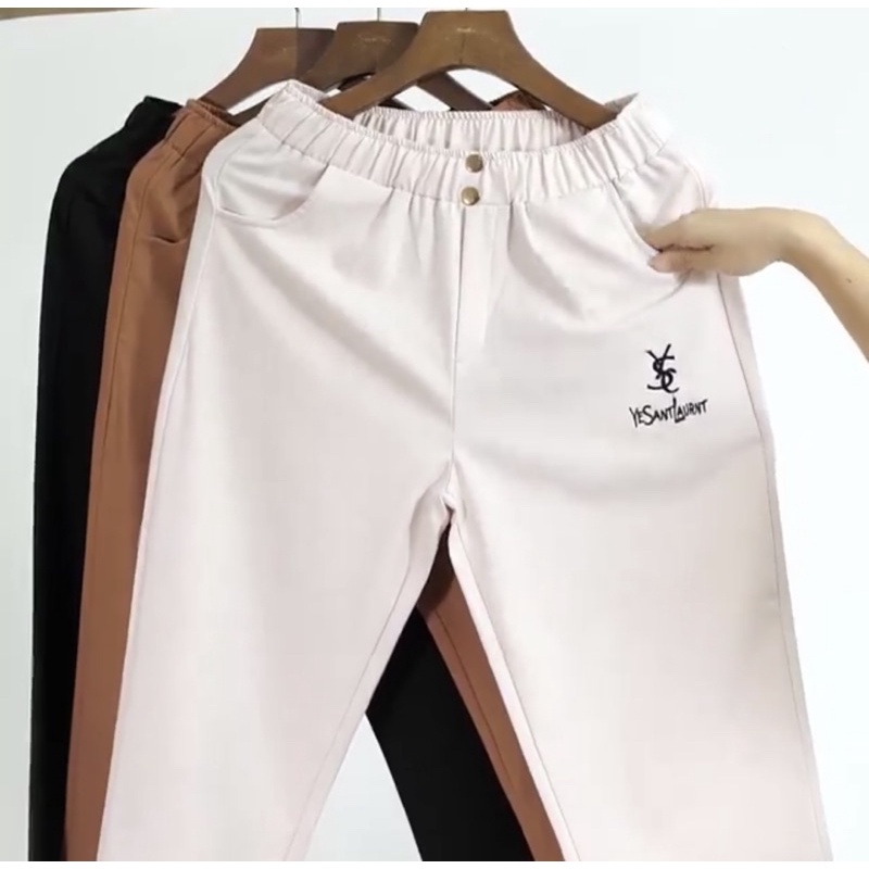 Quần Tây Vải Đũi Thái Dáng Basic Eo Co Giãn - Có Bigsize 80kg