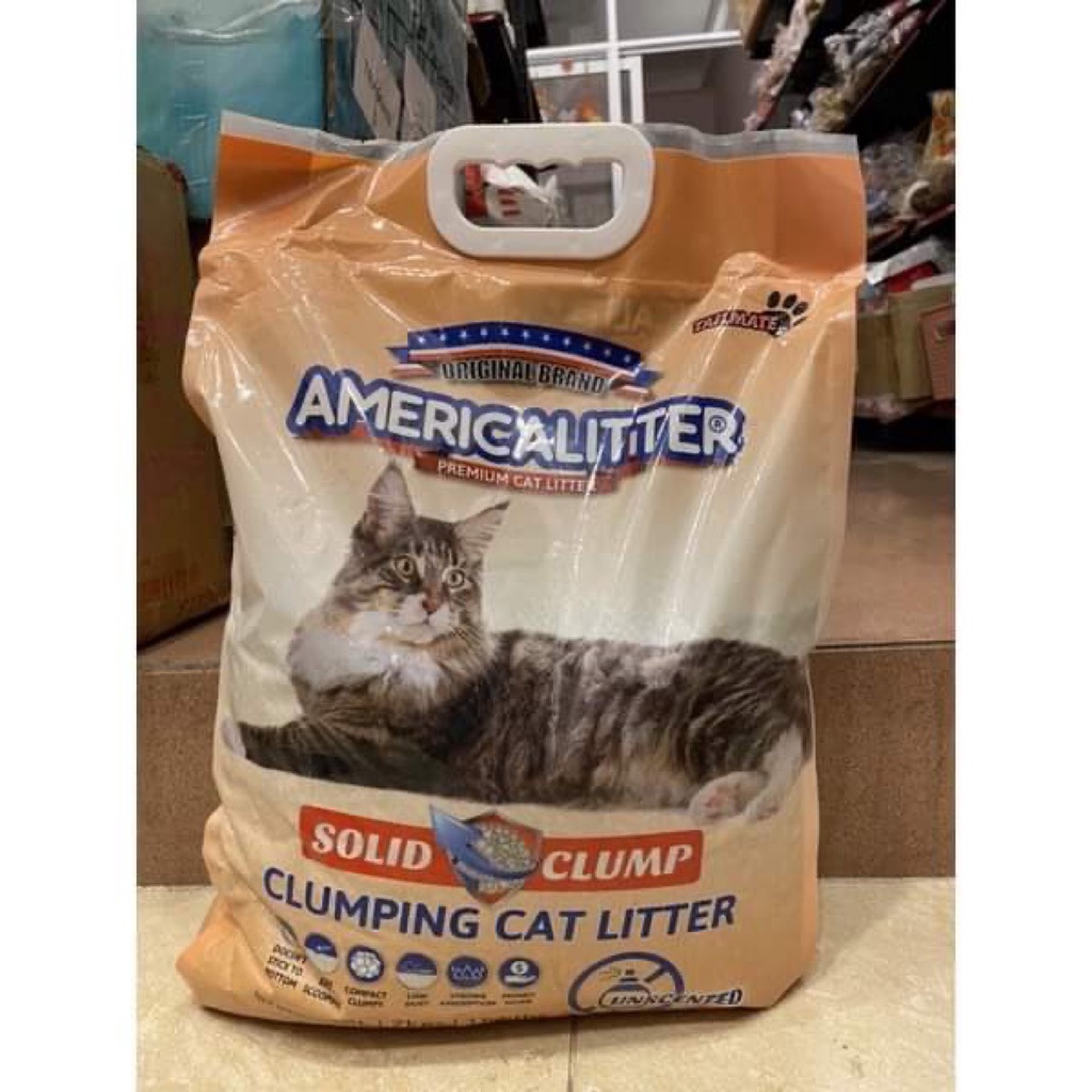 Cát Vệ Sinh Cho Mèo America Litter 10L