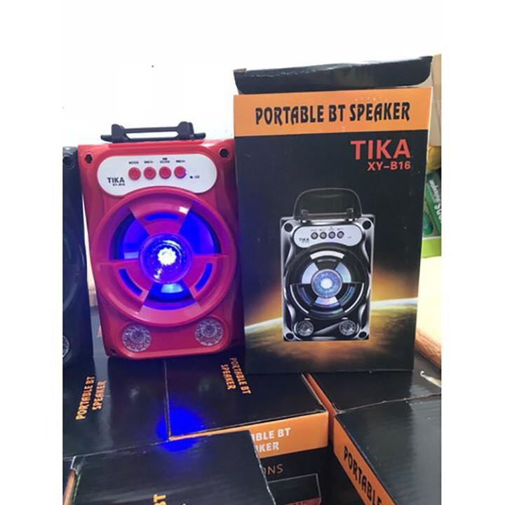Loa bluetooth Tika Xy-B16 vỏ gỗ